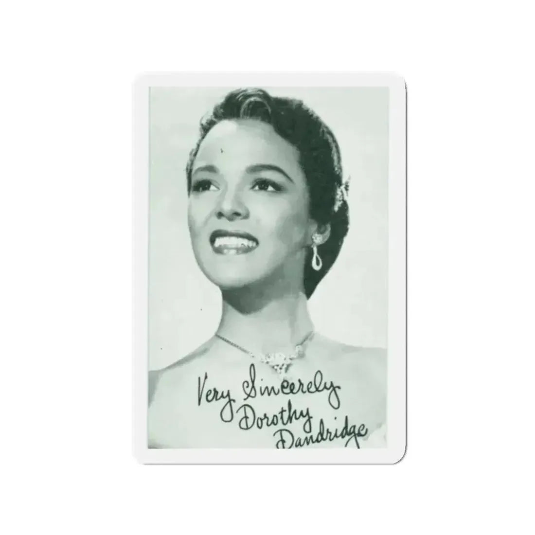 Dorothy Dandridge #83 (Vintage Female Icon) Refrigerator Magnet 2 Inch Die-Cut - The Sticker Space