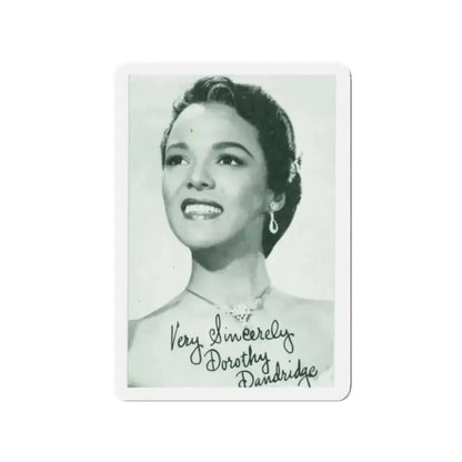 Dorothy Dandridge #83 (Vintage Female Icon) Refrigerator Magnet 2 Inch Die-Cut - The Sticker Space