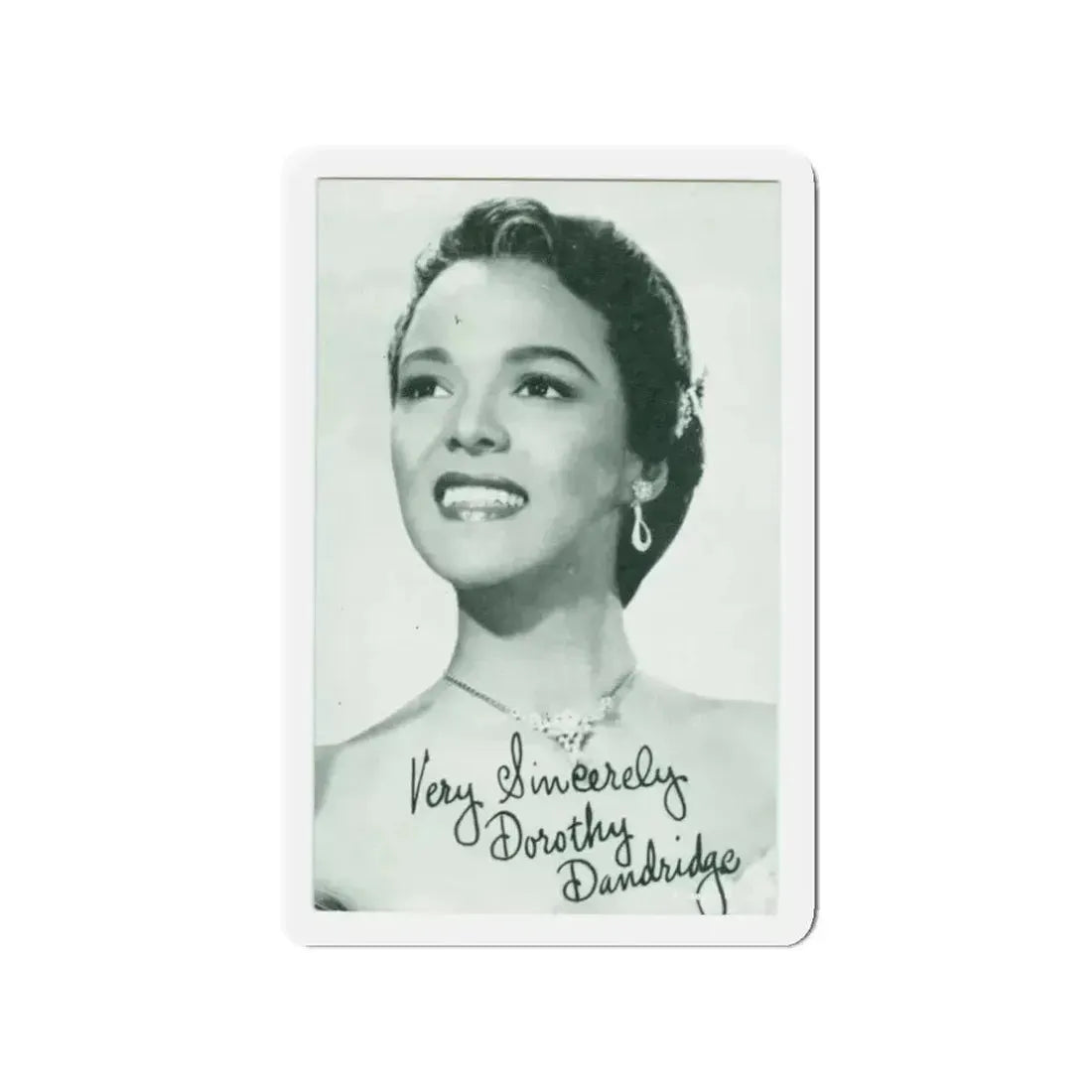 Dorothy Dandridge #83 (Vintage Female Icon) Refrigerator Magnet 3 Inch Die-Cut - The Sticker Space