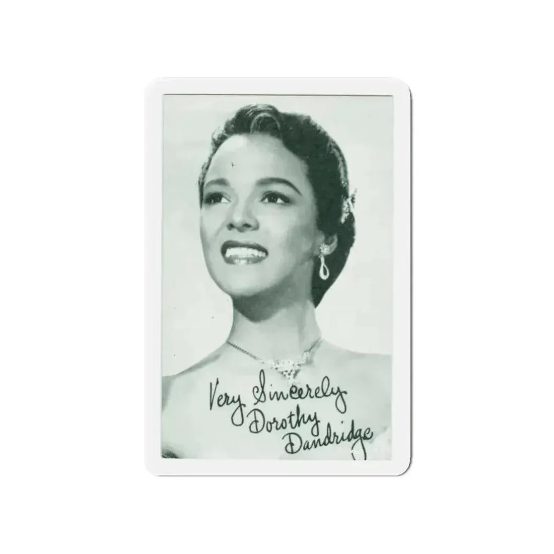 Dorothy Dandridge #83 (Vintage Female Icon) Refrigerator Magnet 4 Inch Die-Cut - The Sticker Space