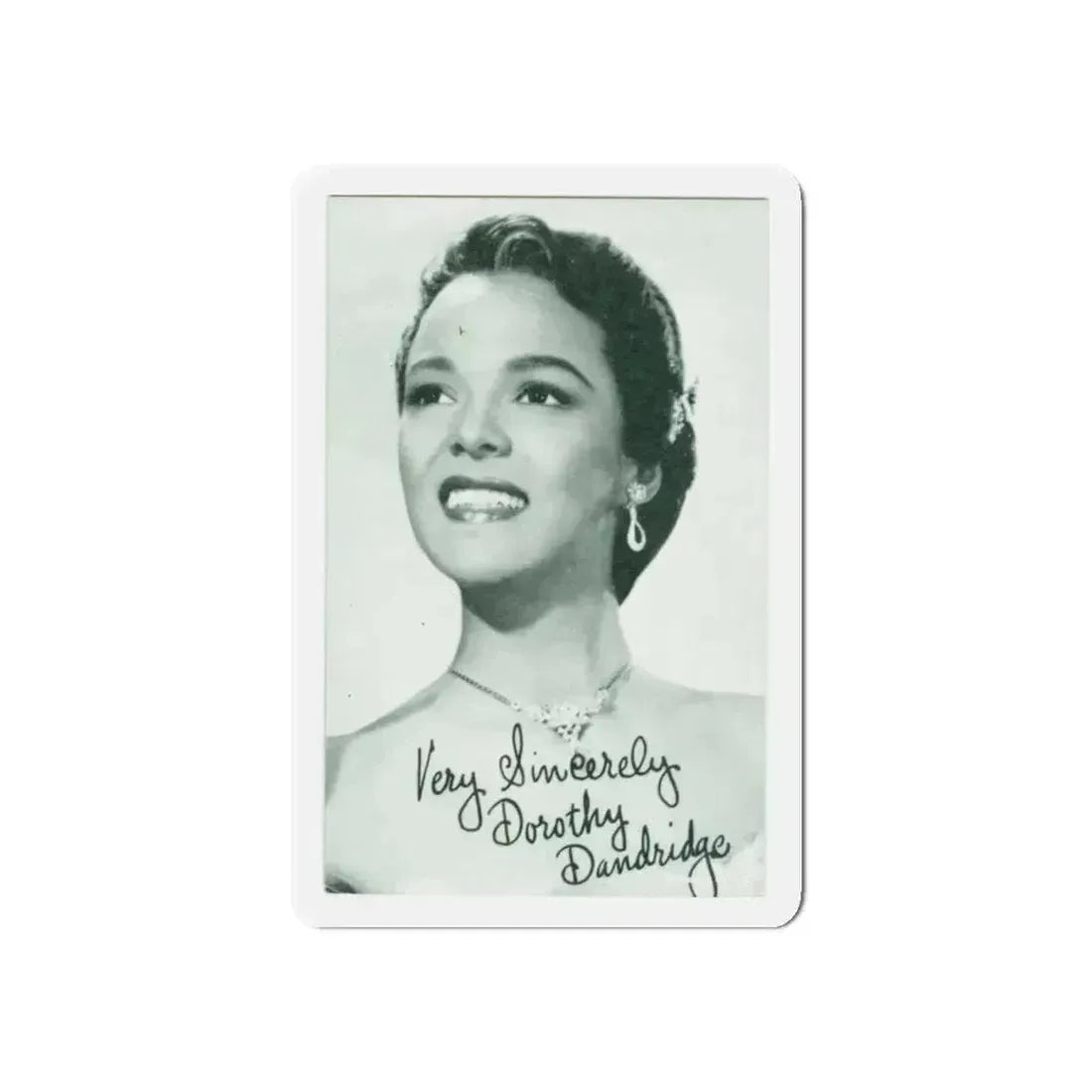 Dorothy Dandridge #83 (Vintage Female Icon) Refrigerator Magnet 6 Inch Die-Cut - The Sticker Space