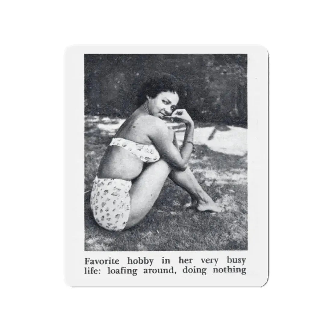 Dorothy Dandridge #99 - Photo 2 on Page 99 cropped from Pageant Digest Mag. June '55 (Vintage Female Icon) Refrigerator Magnet 3 Inch Die-Cut - The Sticker Space