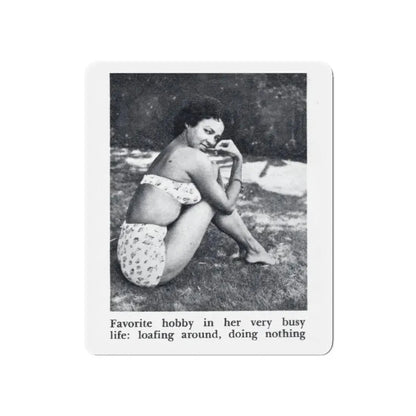 Dorothy Dandridge #99 - Photo 2 on Page 99 cropped from Pageant Digest Mag. June '55 (Vintage Female Icon) Refrigerator Magnet 5 Inch Die-Cut - The Sticker Space
