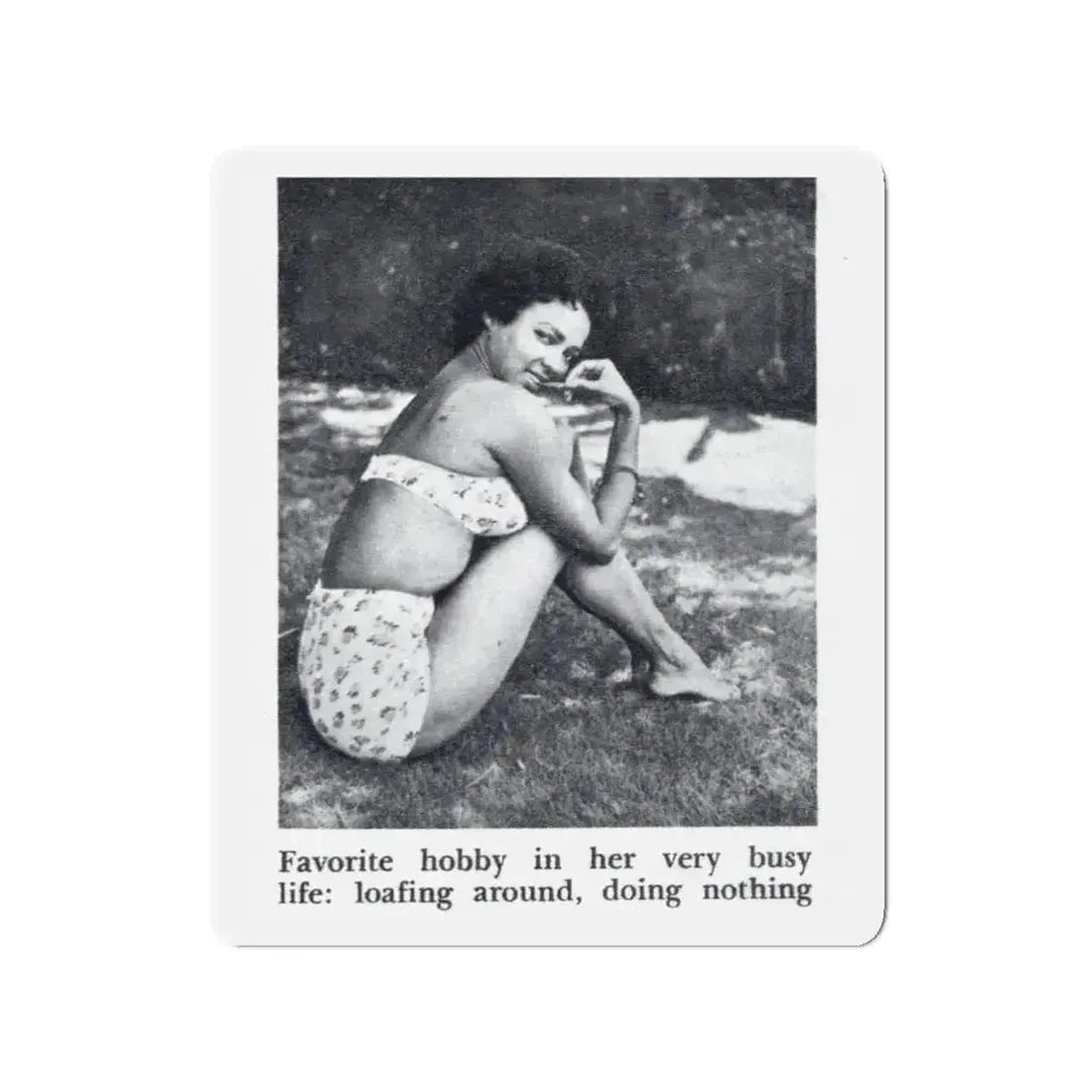 Dorothy Dandridge #99 - Photo 2 on Page 99 cropped from Pageant Digest Mag. June '55 (Vintage Female Icon) Refrigerator Magnet - The Sticker Space