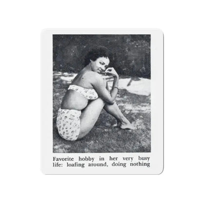 Dorothy Dandridge #99 - Photo 2 on Page 99 cropped from Pageant Digest Mag. June '55 (Vintage Female Icon) Refrigerator Magnet - The Sticker Space