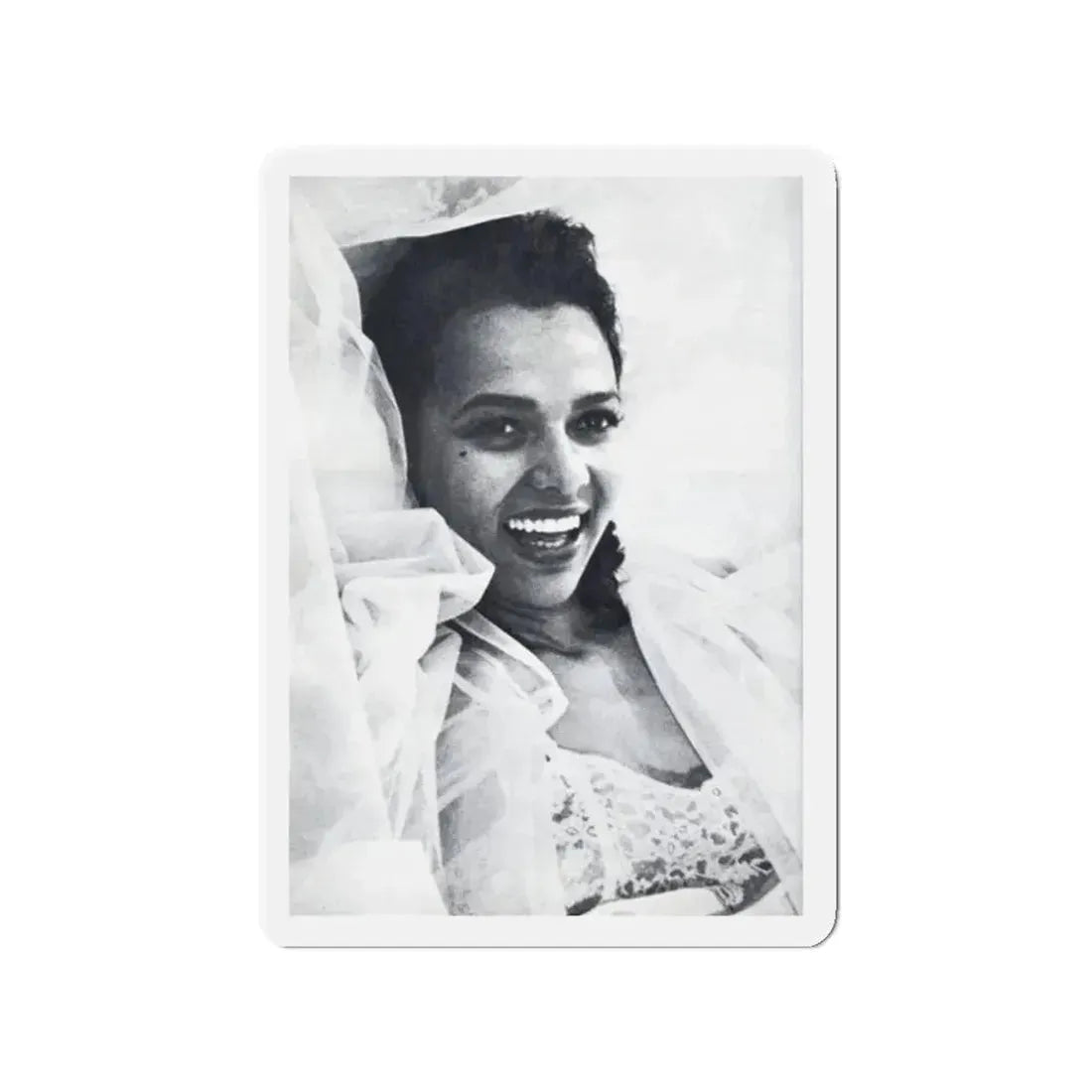 Dorothy Dandridge #99 - Photo on Page 98 cropped from Pageant Digest Mag. June '55 (Vintage Female Icon) Refrigerator Magnet 2 Inch Die-Cut - The Sticker Space