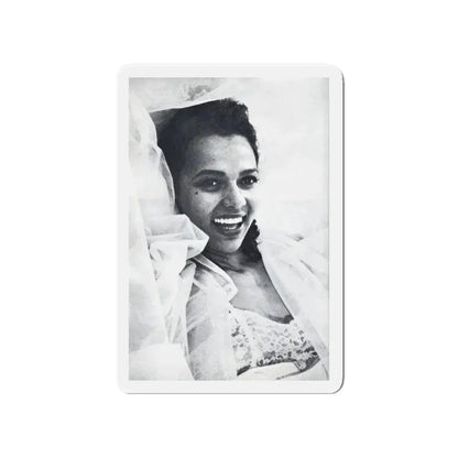 Dorothy Dandridge #99 - Photo on Page 98 cropped from Pageant Digest Mag. June '55 (Vintage Female Icon) Refrigerator Magnet 4 Inch Die-Cut - The Sticker Space