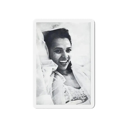 Dorothy Dandridge #99 - Photo on Page 98 cropped from Pageant Digest Mag. June '55 (Vintage Female Icon) Refrigerator Magnet 5 Inch Die-Cut - The Sticker Space