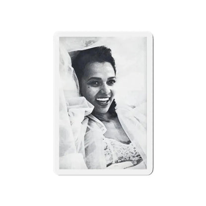 Dorothy Dandridge #99 - Photo on Page 98 cropped from Pageant Digest Mag. June '55 (Vintage Female Icon) Refrigerator Magnet 6 Inch Die-Cut - The Sticker Space