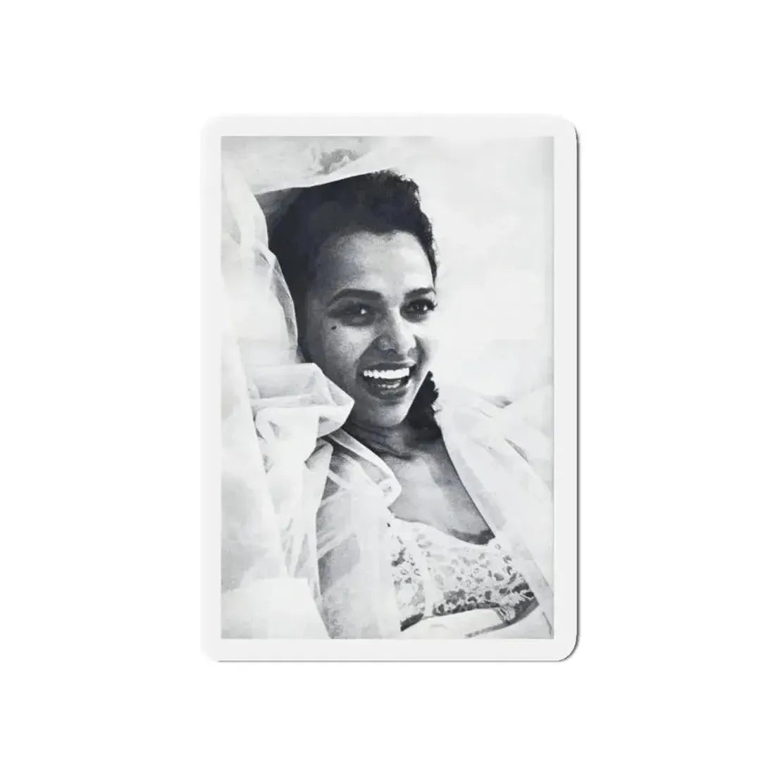 Dorothy Dandridge #99 - Photo on Page 98 cropped from Pageant Digest Mag. June '55 (Vintage Female Icon) Refrigerator Magnet - The Sticker Space