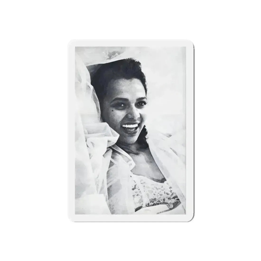 Dorothy Dandridge #99 - Photo on Page 98 cropped from Pageant Digest Mag. June '55 (Vintage Female Icon) Refrigerator Magnet - The Sticker Space