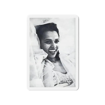 Dorothy Dandridge #99 - Photo on Page 98 cropped from Pageant Digest Mag. June '55 (Vintage Female Icon) Refrigerator Magnet - The Sticker Space