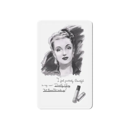 Dorothy Gray advertisement (2), 1941 (Magazine Illustration) Refrigerator Magnet - The Sticker Space