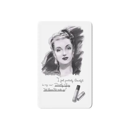 Dorothy Gray advertisement (2), 1941 (Magazine Illustration) Refrigerator Magnet - The Sticker Space