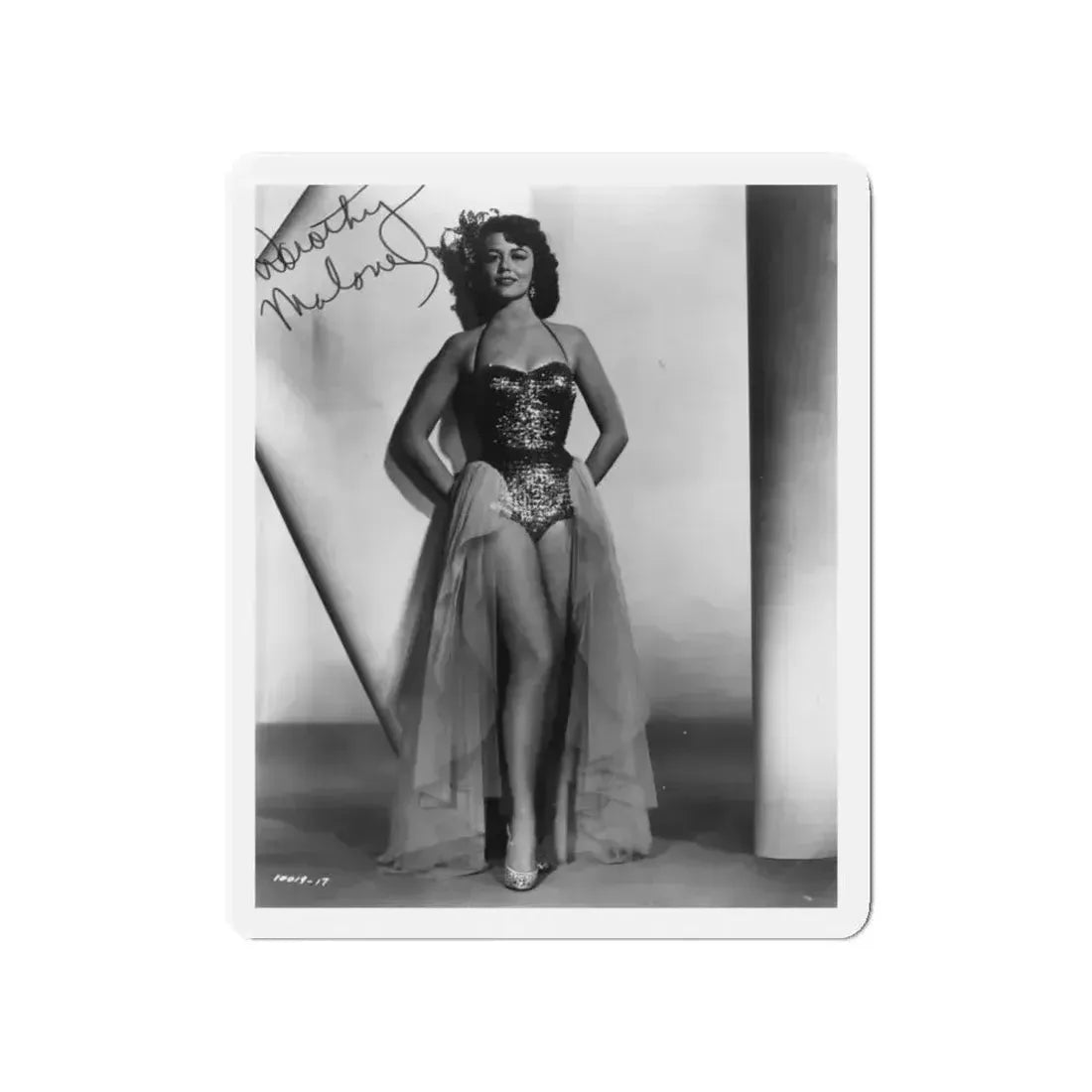Dorothy Malone #04 (Vintage Female Icon) Refrigerator Magnet 4 Inch Die-Cut - The Sticker Space