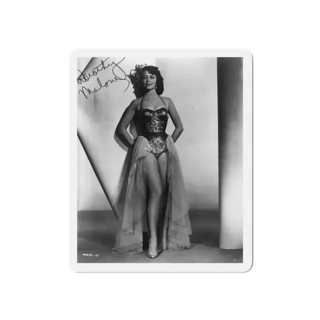 Dorothy Malone #04 (Vintage Female Icon) Refrigerator Magnet 6 Inch Die-Cut - The Sticker Space