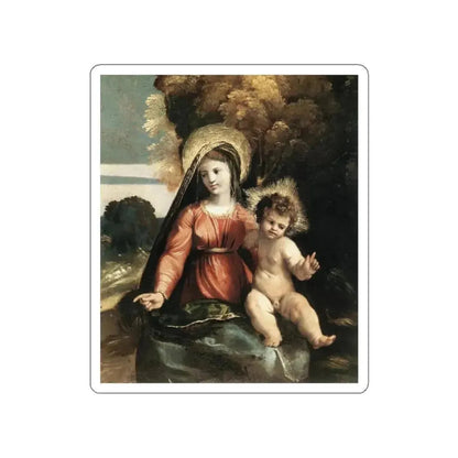 DOSSI, Dosso - Madonna and Child (Artwork) STICKER Vinyl Die-Cut Decal - The Sticker Space