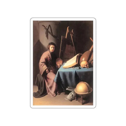 DOU, Gerrit - 4 (Artwork) STICKER Vinyl Die-Cut Decal White Die-Cut 4 Inch - The Sticker Space