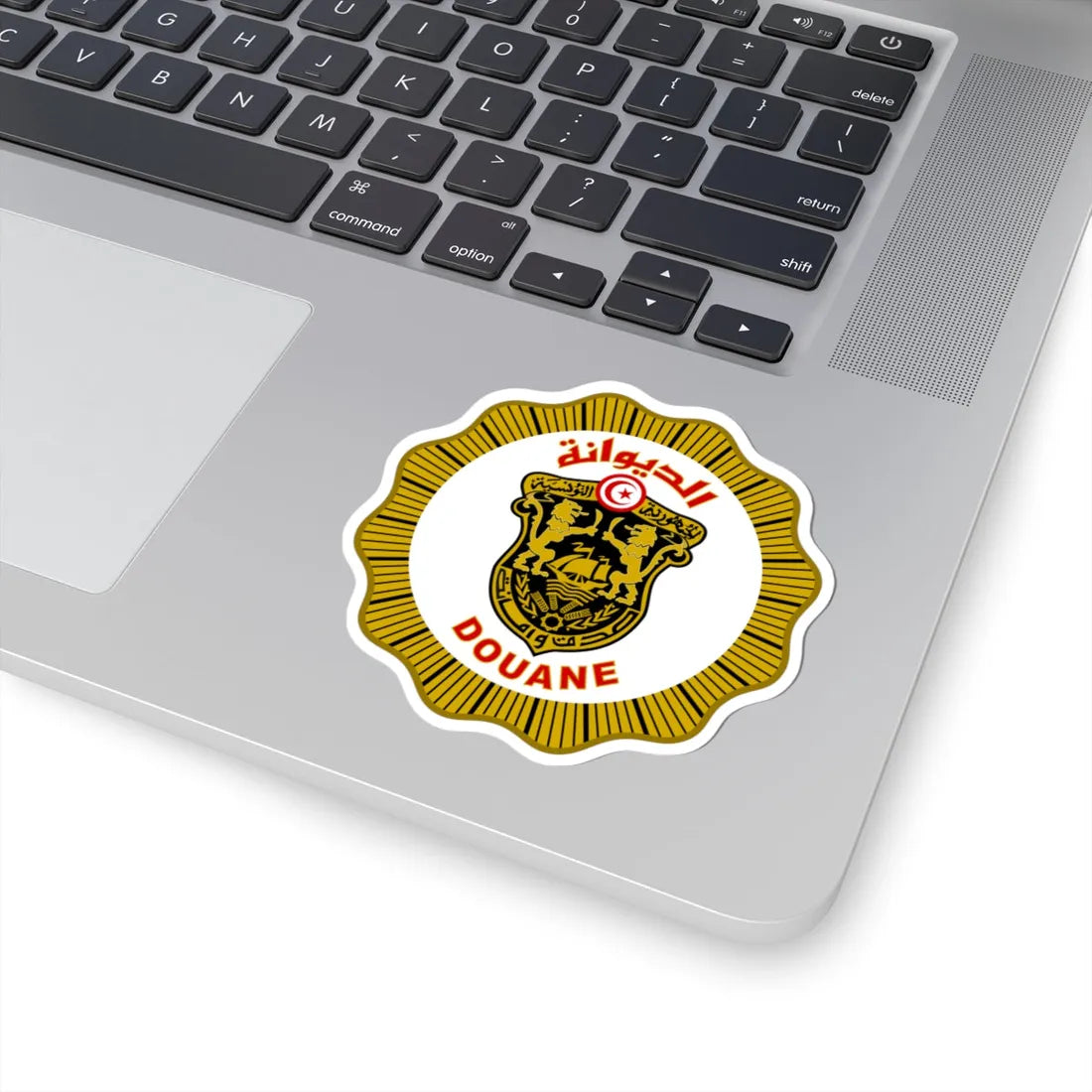 Douanes Tunisie insignes v2 (Tunisia) (Coat of Arms) STICKER Vinyl Kiss-Cut Decal - The Sticker Space
