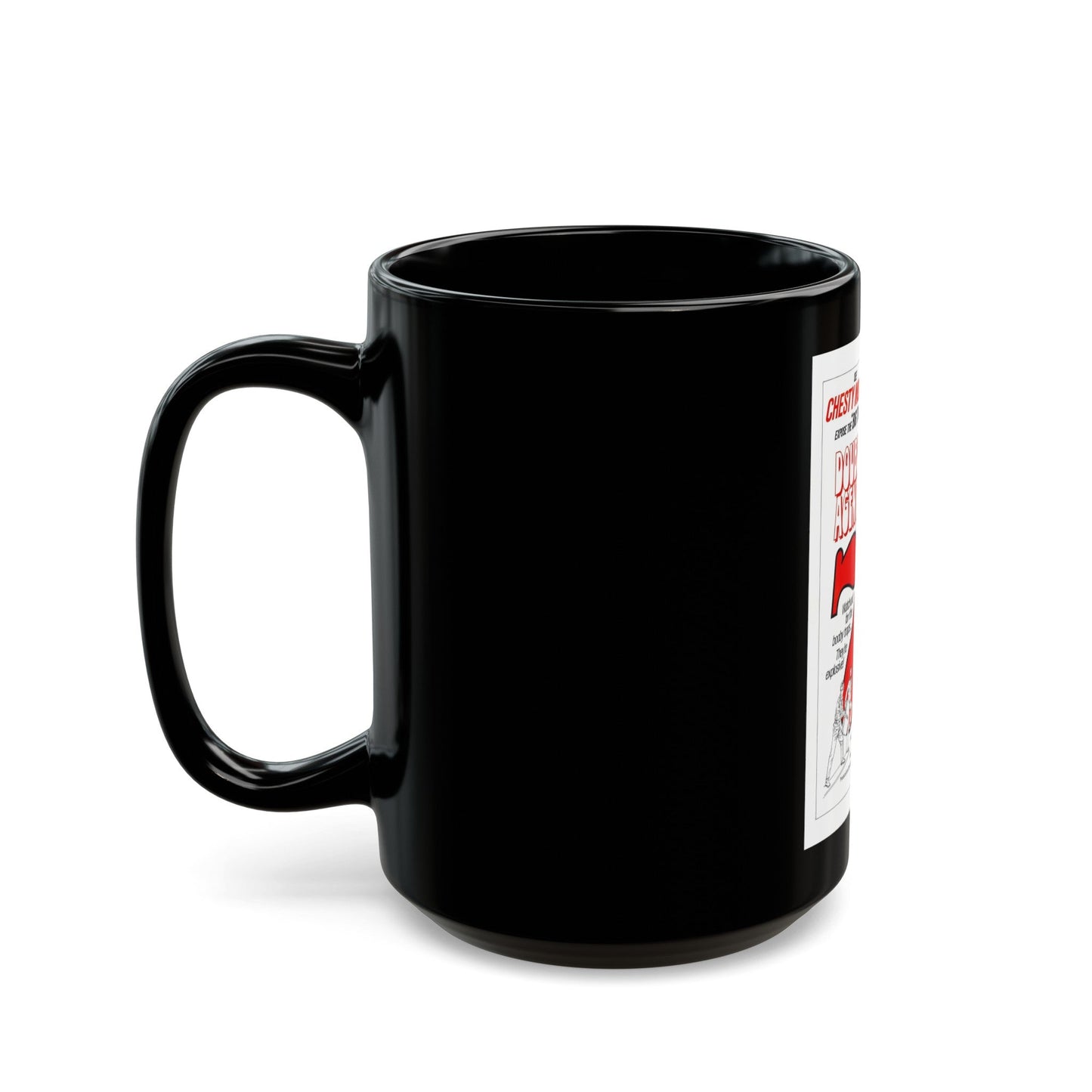 DOUBLE AGENT 1973 Movie Poster - Black Coffee Mug-The Sticker Space