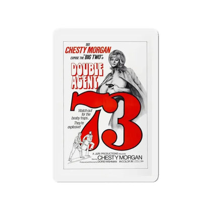 DOUBLE AGENT 1973 Movie Poster - Refrigerator Magnet - The Sticker Space