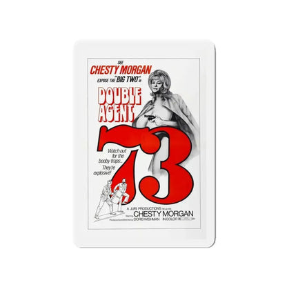DOUBLE AGENT 1973 Movie Poster - Refrigerator Magnet - The Sticker Space