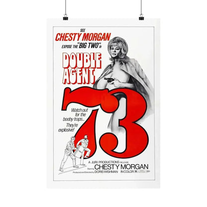 DOUBLE AGENT 1973 - Paper Movie Poster - The Sticker Space
