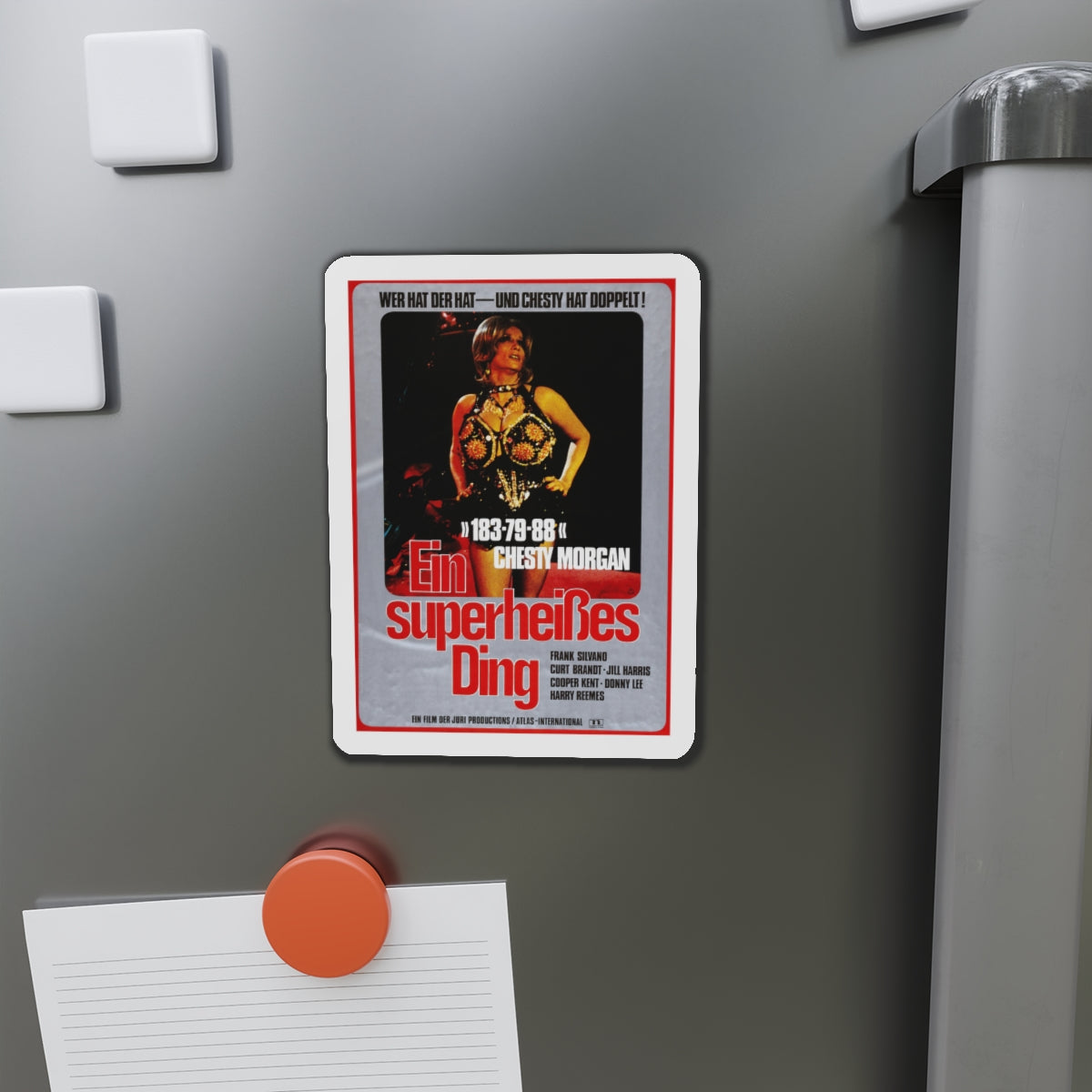 DOUBLE AGENT (GERMAN) 1973 Movie Poster - Die-Cut Magnet-The Sticker Space