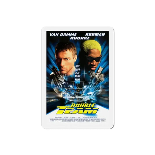 Double Team 1997 Movie Poster Refrigerator Magnet 2 Inch - The Sticker Space