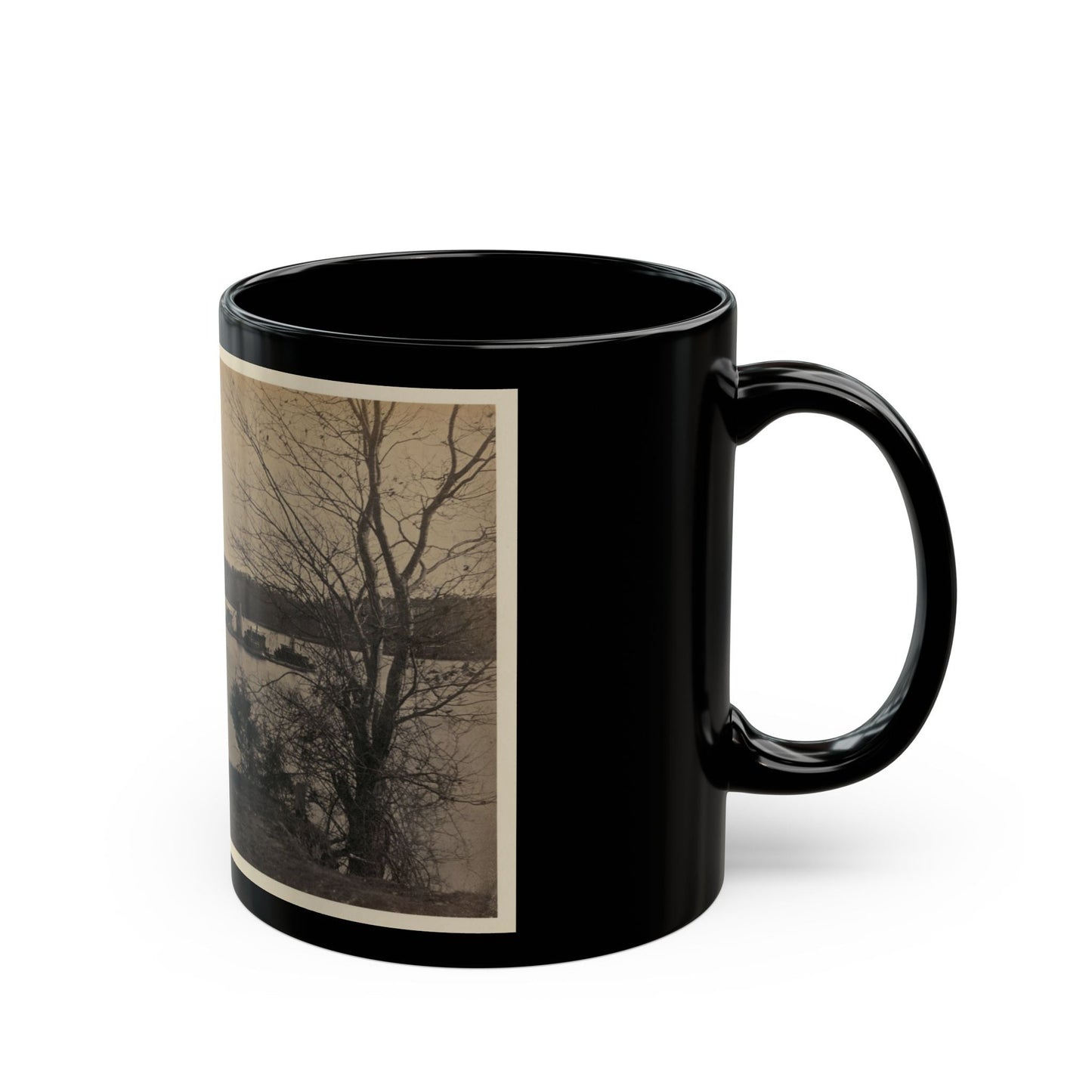 Double Turreted Ironclad Monitor  Onandaga,  James River (U.S. Civil War) Black Coffee Mug