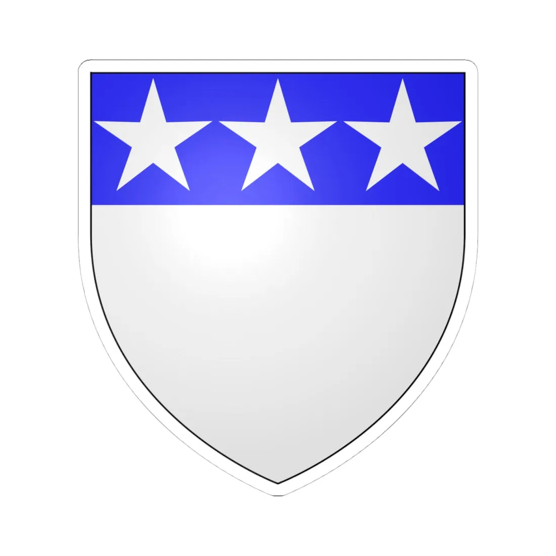 Douglas Arms 1 (Scotland) (Coat of Arms) STICKER Vinyl Kiss-Cut Decal 4 Inch White - The Sticker Space