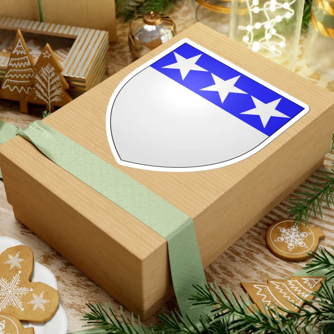 Douglas Arms 1 (Scotland) (Coat of Arms) STICKER Vinyl Kiss-Cut Decal - The Sticker Space