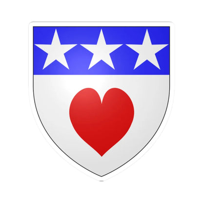 Douglas Arms 2 (Scotland) (Coat of Arms) STICKER Vinyl Kiss-Cut Decal 2 Inch White - The Sticker Space