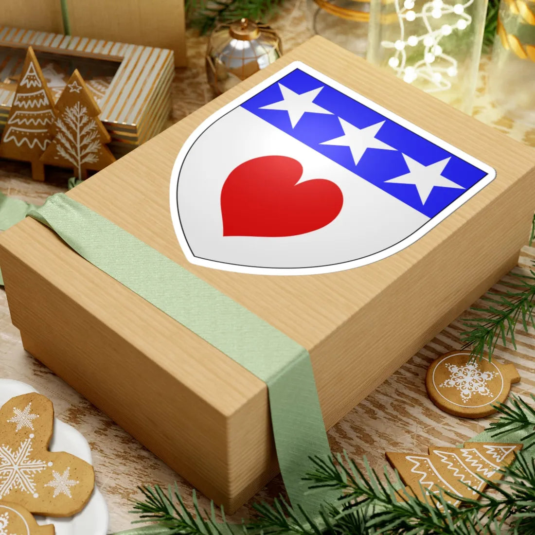 Douglas Arms 2 (Scotland) (Coat of Arms) STICKER Vinyl Kiss-Cut Decal - The Sticker Space