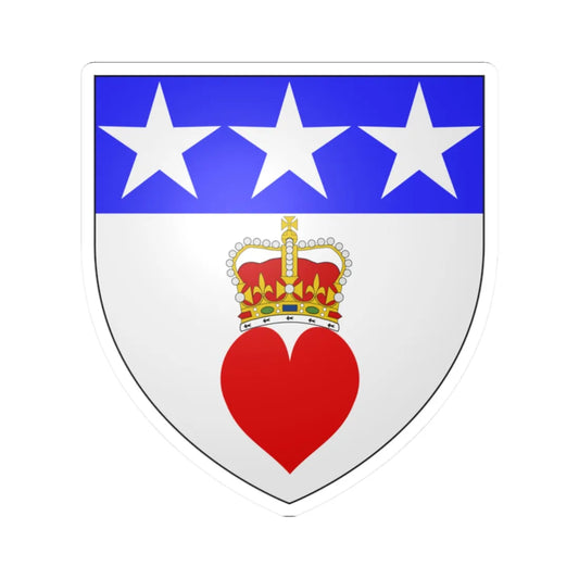Douglas Arms 3 (Scotland) (Coat of Arms) STICKER Vinyl Kiss-Cut Decal 2 Inch White - The Sticker Space