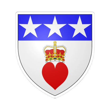 Douglas Arms 3 (Scotland) (Coat of Arms) STICKER Vinyl Kiss-Cut Decal 4 Inch White - The Sticker Space
