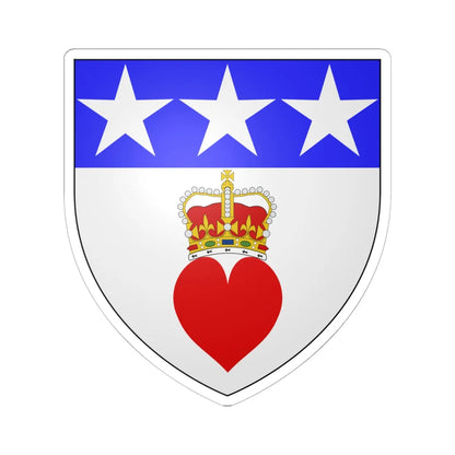 Douglas Arms 3 (Scotland) (Coat of Arms) STICKER Vinyl Kiss-Cut Decal 6 Inch White - The Sticker Space