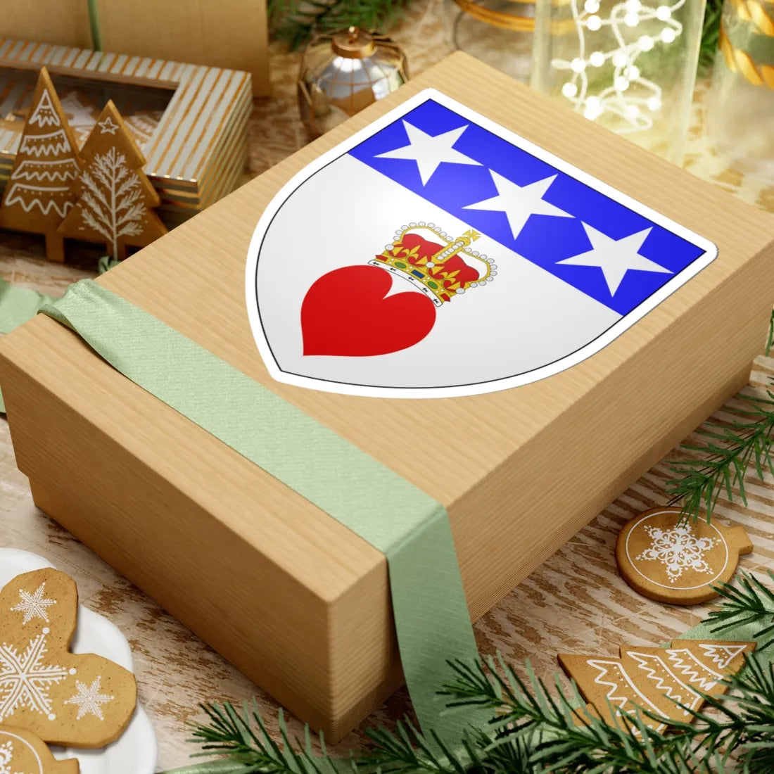 Douglas Arms 3 (Scotland) (Coat of Arms) STICKER Vinyl Kiss-Cut Decal - The Sticker Space