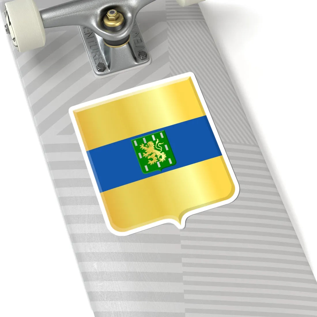 Dour wapen (Belgium) (Coat of Arms) STICKER Vinyl Kiss-Cut Decal - The Sticker Space