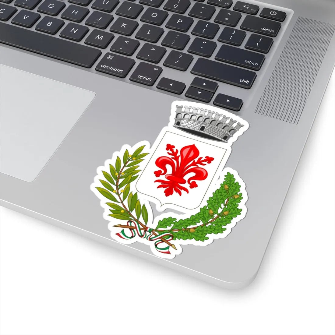 Dovadola-Stemma (Italy) (Coat of Arms) STICKER Vinyl Kiss-Cut Decal - The Sticker Space