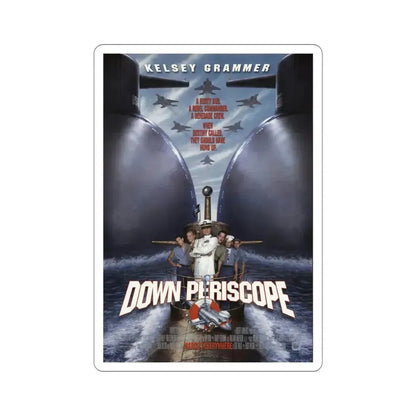 Down Periscope 1996 Movie Poster STICKER Vinyl Die-Cut Decal 4 Inch - The Sticker Space
