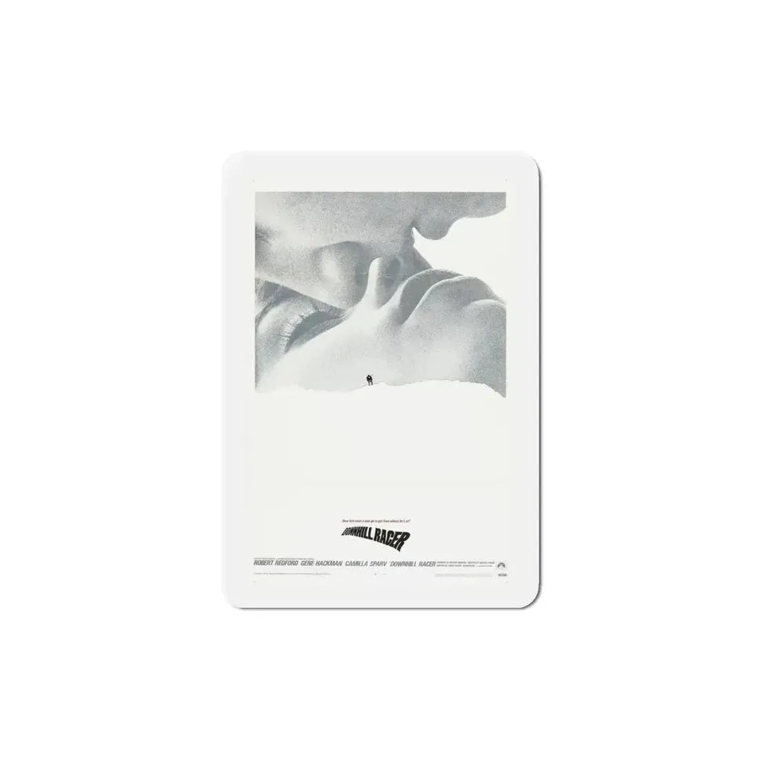 Downhill Racer 1969 Movie Poster Refrigerator Magnet 6 Inch - The Sticker Space