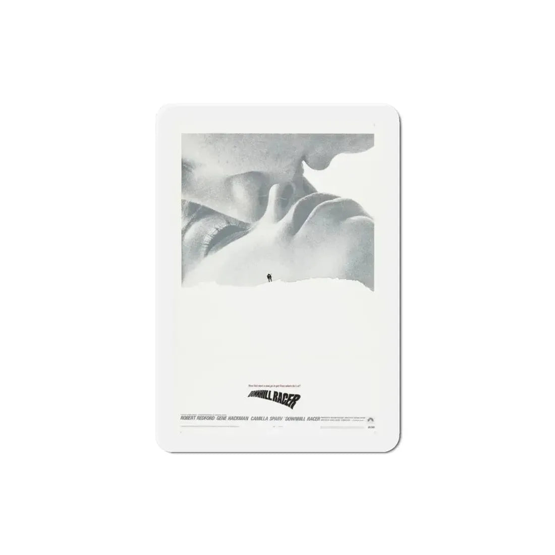 Downhill Racer 1969 Movie Poster Refrigerator Magnet - The Sticker Space