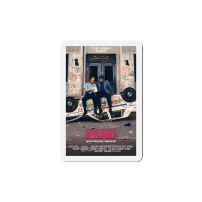 Downtown 1990 Movie Poster Refrigerator Magnet - The Sticker Space