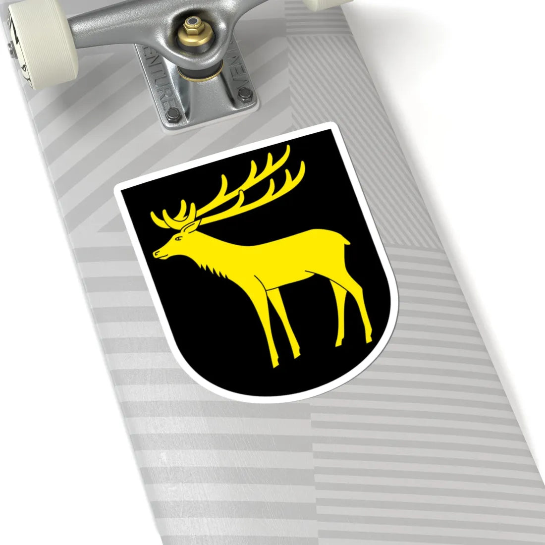 Dozwil-blazon (Switzerland) (Coat of Arms) STICKER Vinyl Kiss-Cut Decal - The Sticker Space