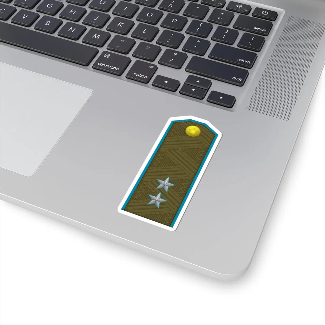DPRK AirForce OF 7 (Korea) (Military Rank) STICKER Vinyl Kiss-Cut Decal - The Sticker Space