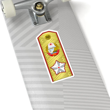 DPRK Army OF 10b (Korea) (Military Rank) STICKER Vinyl Kiss-Cut Decal - The Sticker Space