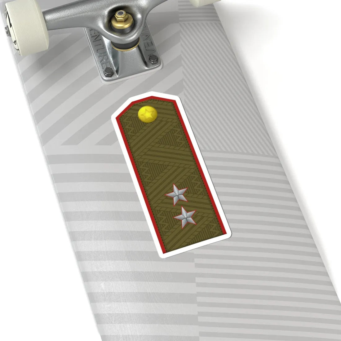 DPRK Army OF 7 (Korea) (Military Rank) STICKER Vinyl Kiss-Cut Decal - The Sticker Space