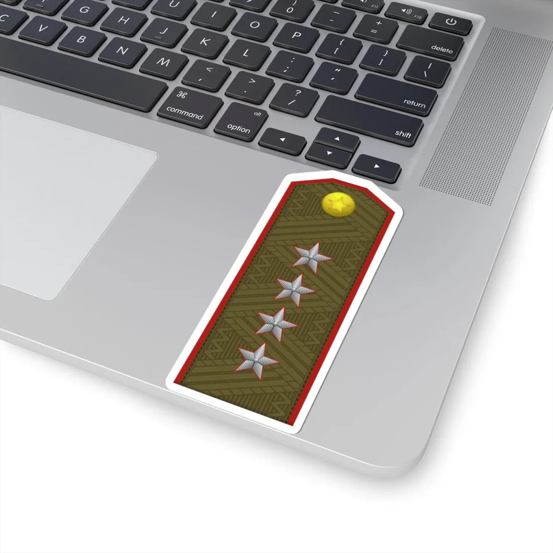 DPRK Army OF 9 (Korea) (Military Rank) STICKER Vinyl Kiss-Cut Decal - The Sticker Space