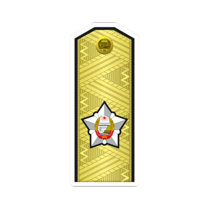 DPRK Navy OF 10a (Korea) (Military Rank) STICKER Vinyl Kiss-Cut Decal 2 Inch White - The Sticker Space